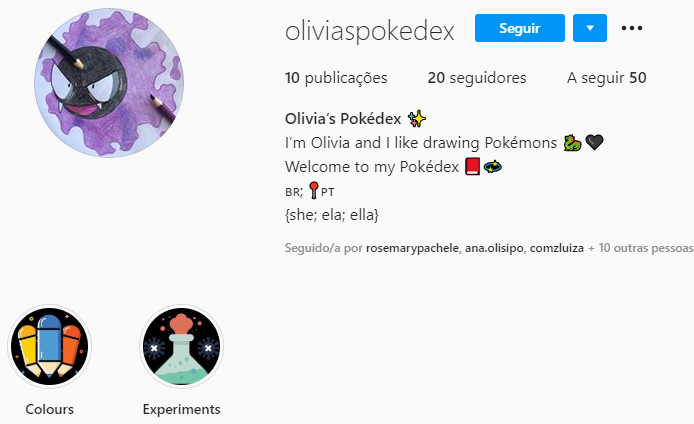 Olivia's Pokédex